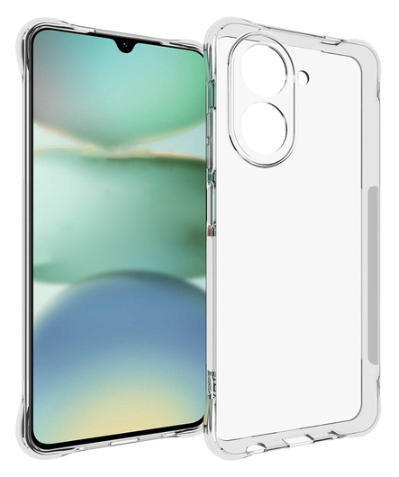 Xiaomi Redmi A5 Hoesje Schokbestendig en Dun TPU Back Cover Transparant afbeelding 1