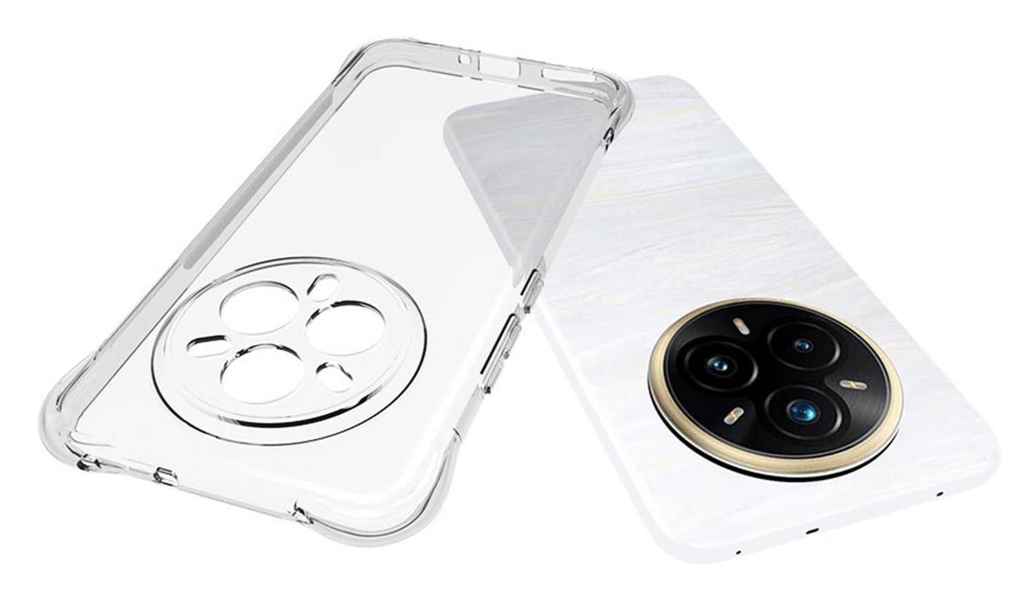 Realme 14 Pro Hoesje Schokbestendig en Dun TPU Back Cover Transparant afbeelding 2
