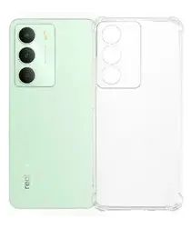 Realme 14X Hoesje Schokbestendig en Dun TPU Back Cover Transparant afbeelding