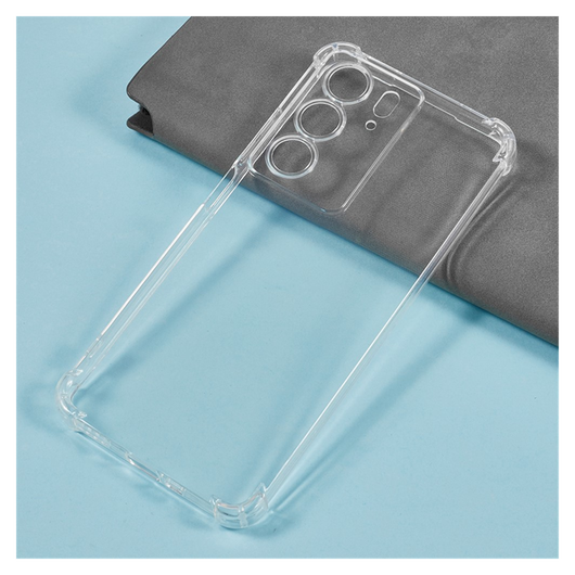 Realme 14X Hoesje Schokbestendig en Dun TPU Back Cover Transparant afbeelding 4