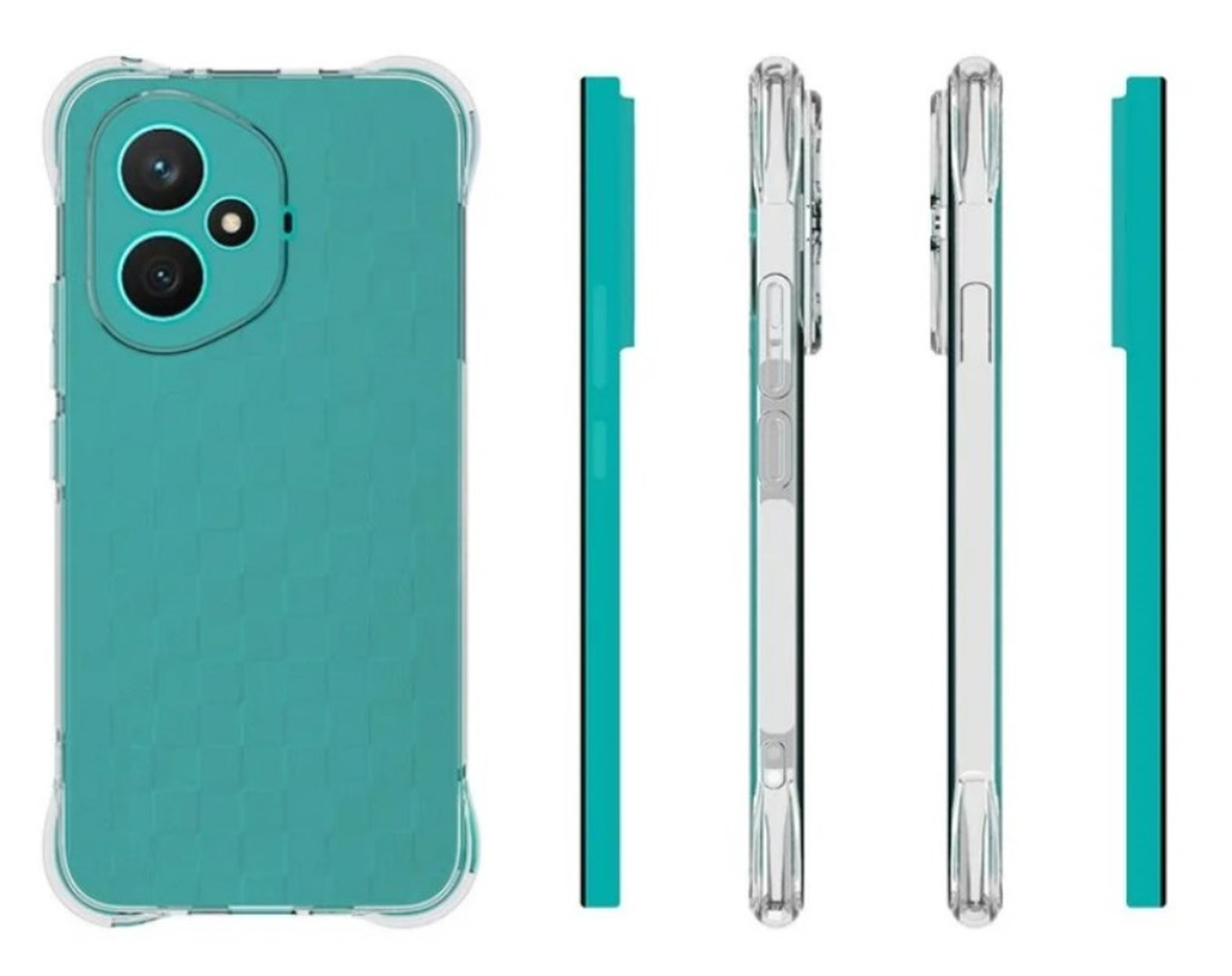 Honor 400 Hoesje Schokbestendig en Dun TPU Back Cover Transparant afbeelding 6