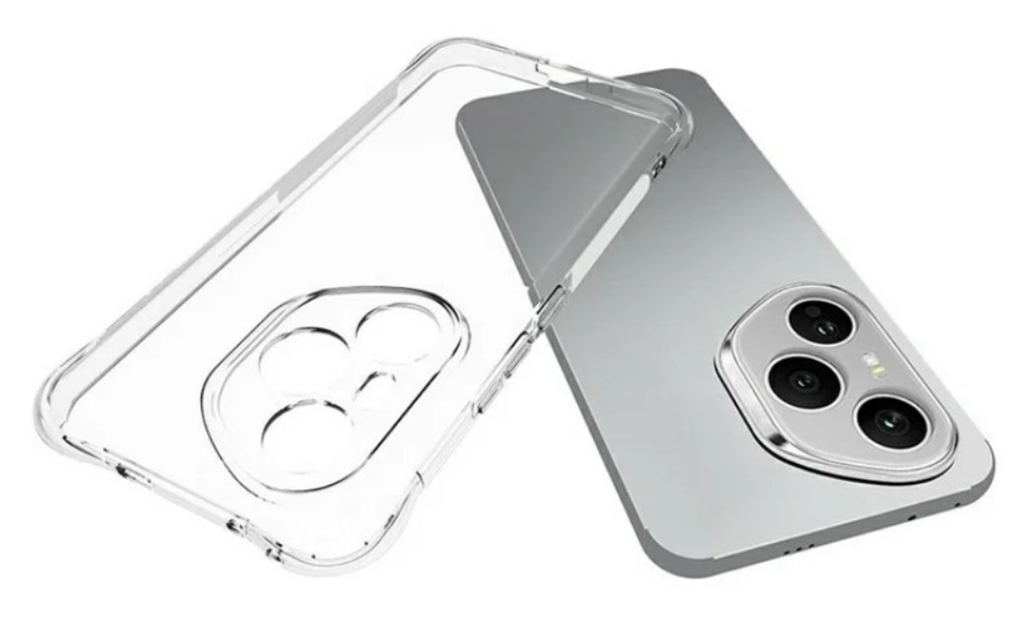 Honor 400 Pro Hoesje Schokbestendig en Dun TPU Back Cover Transparant afbeelding 2