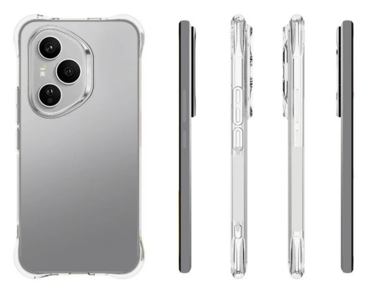 Honor 400 Pro Hoesje Schokbestendig en Dun TPU Back Cover Transparant afbeelding 6