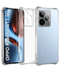 Realme GT 7T Hoesje Schokbestendig en Dun TPU Back Cover Transparant afbeelding