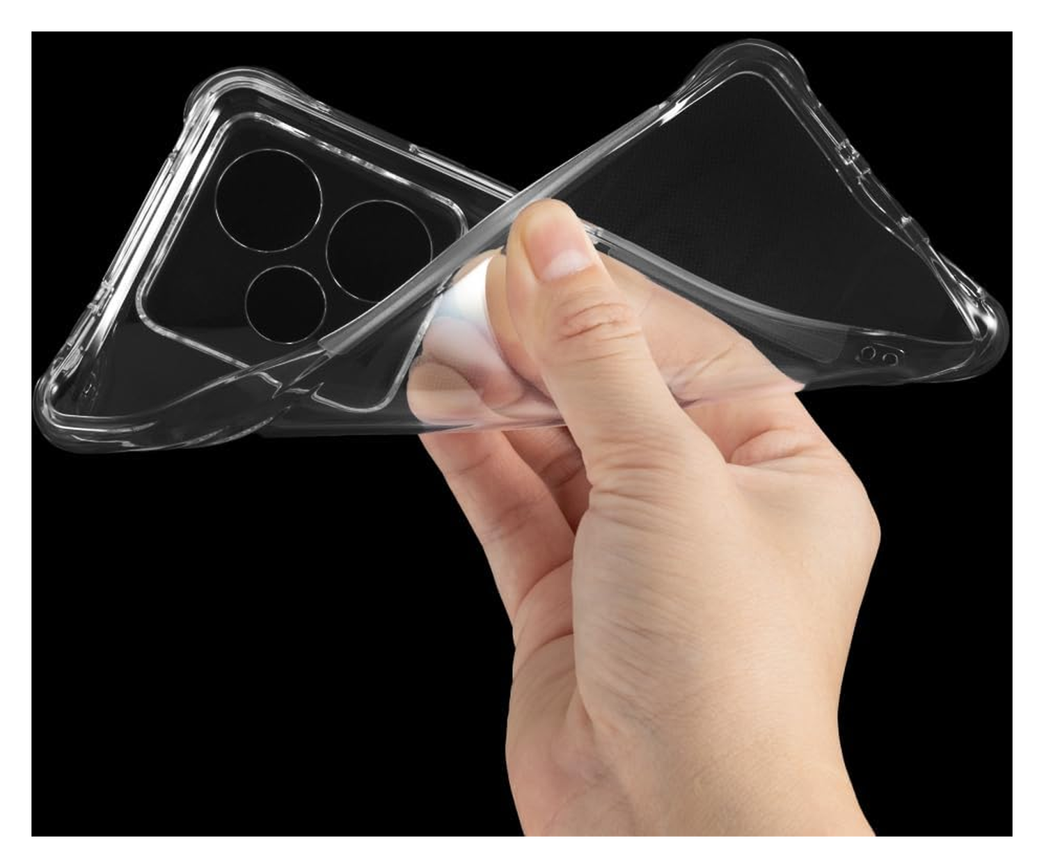 Realme GT 7T Hoesje Schokbestendig en Dun TPU Back Cover Transparant afbeelding 2