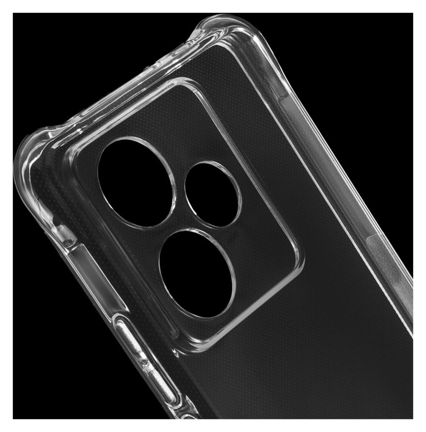 Realme GT 7T Hoesje Schokbestendig en Dun TPU Back Cover Transparant afbeelding 4