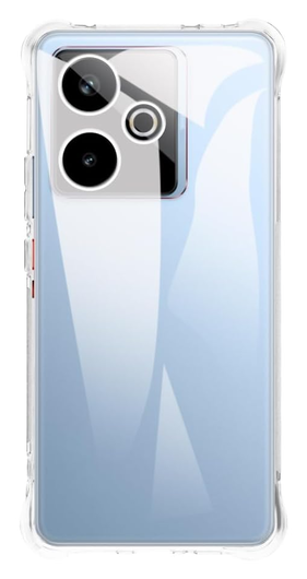 Realme GT 7T Hoesje Schokbestendig en Dun TPU Back Cover Transparant afbeelding 1