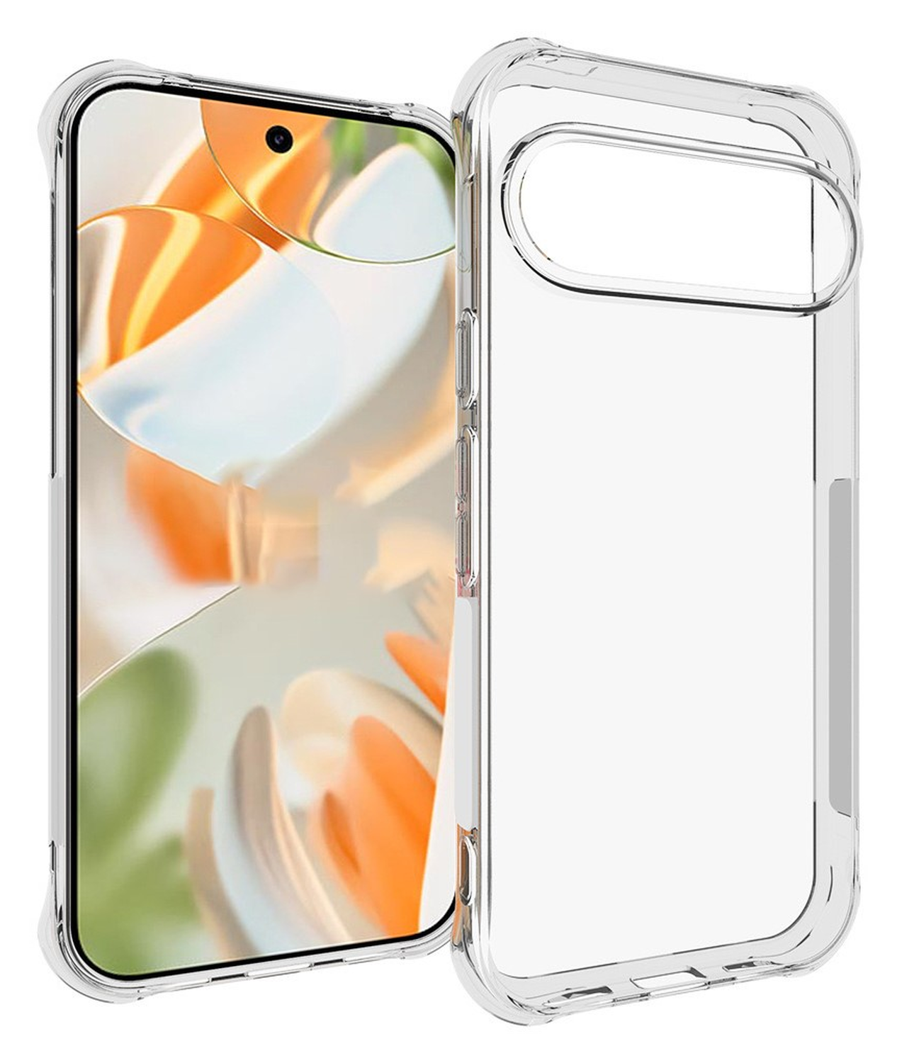 Google Pixel 10 / 10 Pro Hoesje Schokbestendig en Dun TPU Back Cover Transparant afbeelding 1