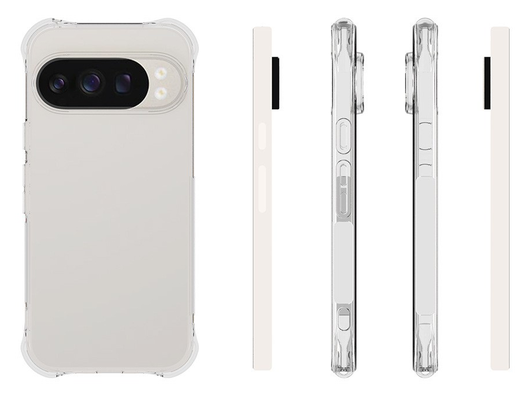 Google Pixel 10 / 10 Pro Hoesje Schokbestendig en Dun TPU Back Cover Transparant afbeelding 5