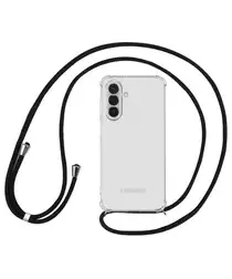 Samsung Galaxy A17 Hoesje met Koord Schokbestendig TPU Transparant afbeelding