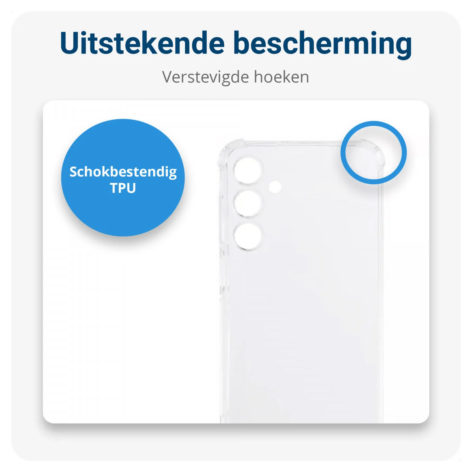 Samsung Galaxy A17 Hoesje met Koord Schokbestendig TPU Transparant afbeelding 4