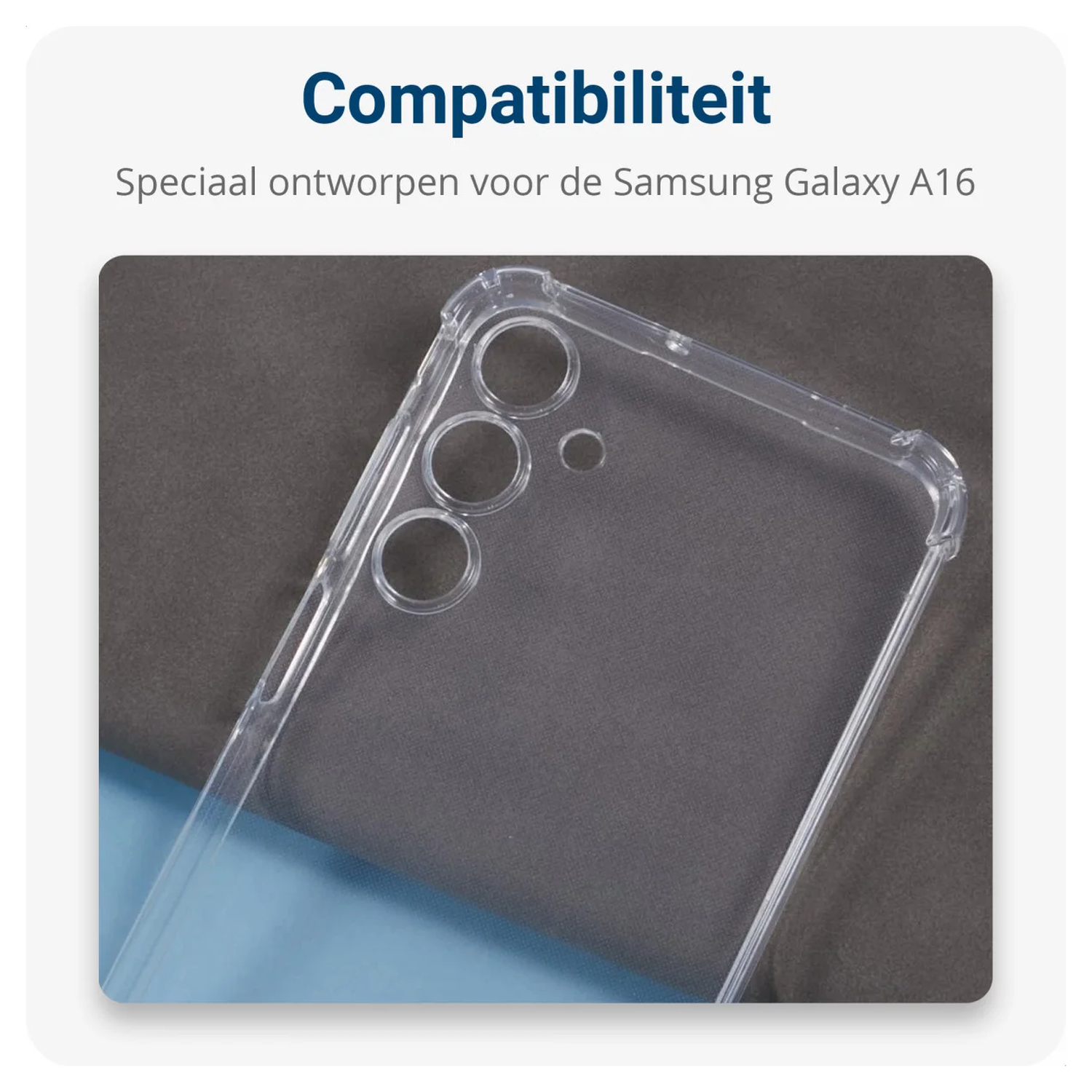 Samsung Galaxy A17 Hoesje met Koord Schokbestendig TPU Transparant afbeelding 6