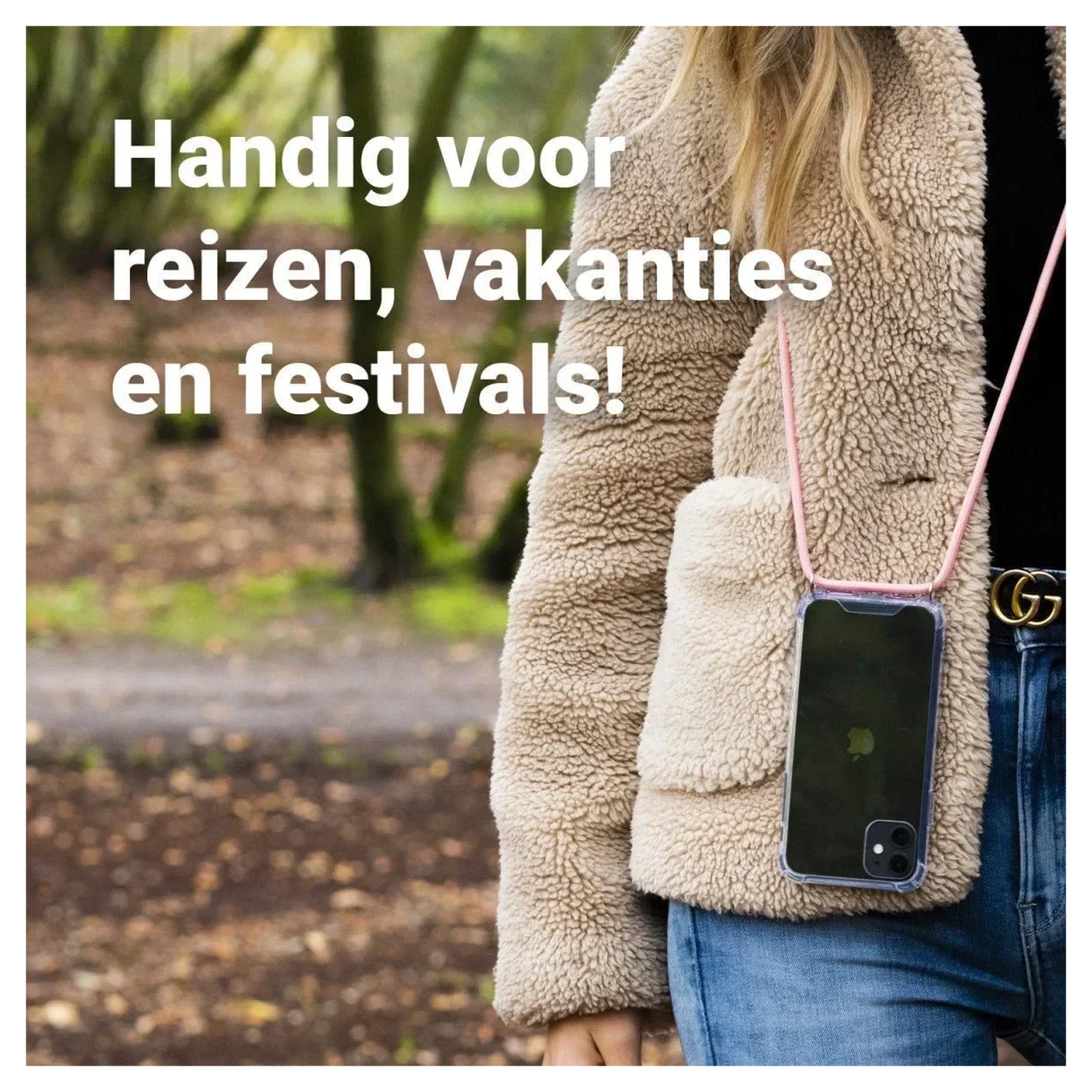 Samsung Galaxy A17 Hoesje met Koord Schokbestendig TPU Transparant afbeelding 8