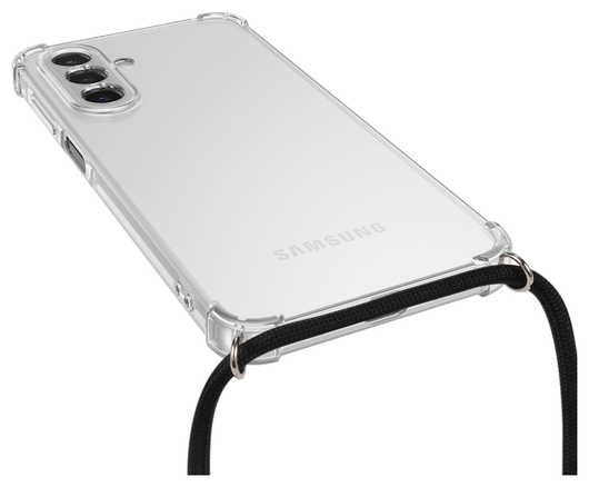 Samsung Galaxy A17 Hoesje met Koord Schokbestendig TPU Transparant afbeelding 17