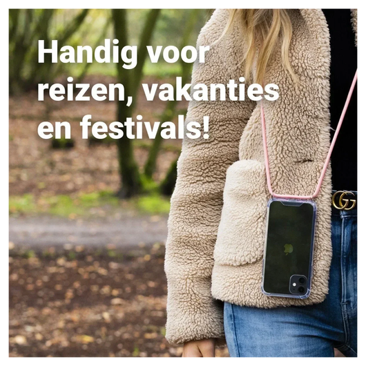 Samsung Galaxy A17 Hoesje met Koord Schokbestendig TPU Transparant afbeelding 8