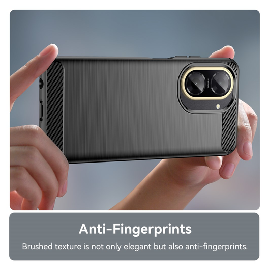 Xiaomi Redmi A5 Hoesje Geborsteld TPU Flexibele Back Cover Zwart afbeelding 6