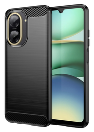 Xiaomi Redmi A5 Hoesje Geborsteld TPU Flexibele Back Cover Zwart