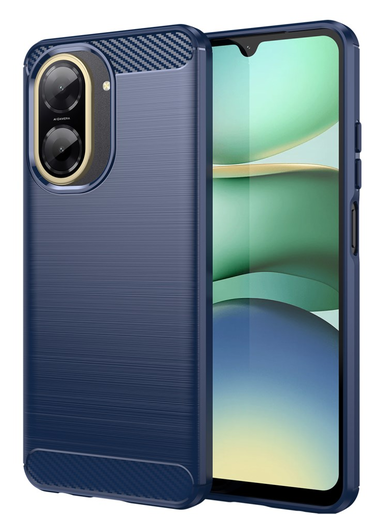 Xiaomi Redmi A5 Hoesje Geborsteld TPU Flexibele Back Cover Blauw afbeelding 1