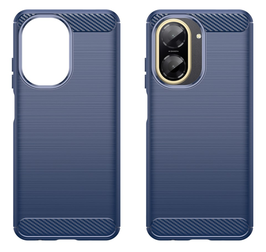 Xiaomi Redmi A5 Hoesje Geborsteld TPU Flexibele Back Cover Blauw afbeelding 2