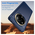 Realme 14 Pro Hoesje Geborsteld TPU Flexibele Back Cover Blauw afbeelding 4