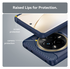 Realme 14 Pro Hoesje Geborsteld TPU Flexibele Back Cover Blauw afbeelding 7