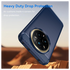 Realme 14 Pro Plus Hoesje Geborsteld TPU Flexibele Back Cover Blauw afbeelding 2