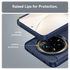 Realme 14 Pro Plus Hoesje Geborsteld TPU Flexibele Back Cover Blauw afbeelding 5