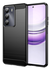 Realme 14X Hoesje Geborsteld TPU Flexibele Back Cover Zwart