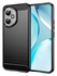 Honor 400 Hoesje Geborsteld TPU Flexibele Back Cover Zwart