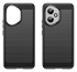 Honor 400 Hoesje Geborsteld TPU Flexibele Back Cover Zwart afbeelding 2