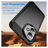 Honor 400 Hoesje Geborsteld TPU Flexibele Back Cover Zwart afbeelding 7