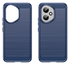 Honor 400 Hoesje Geborsteld TPU Flexibele Back Cover Blauw afbeelding 2