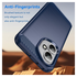 Honor 400 Hoesje Geborsteld TPU Flexibele Back Cover Blauw afbeelding 7