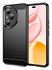 Honor 400 Pro Hoesje Geborsteld TPU Flexibele Back Cover Zwart afbeelding 1
