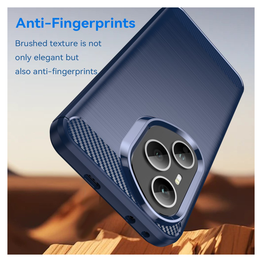 Honor 400 Pro Hoesje Geborsteld TPU Flexibele Back Cover Blauw afbeelding 7