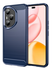 Honor 400 Pro Hoesje Geborsteld TPU Flexibele Back Cover Blauw