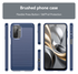 Samsung Galaxy A17 Hoesje Geborsteld TPU Flexibele Back Cover Blauw afbeelding 8