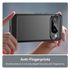 Google Pixel 10 / 10 Pro Hoesje Geborsteld TPU Flexibele Back Cover Zwart afbeelding 2
