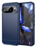 Google Pixel 10 / 10 Pro Hoesje Geborsteld TPU Flexibele Back Cover Blauw