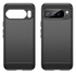Google Pixel 10 Pro XL Hoesje Geborsteld TPU Flexibele Back Cover Zwart afbeelding 7