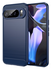 Google Pixel 10 Pro XL Hoesje Geborsteld TPU Flexibele Back Cover Blauw
