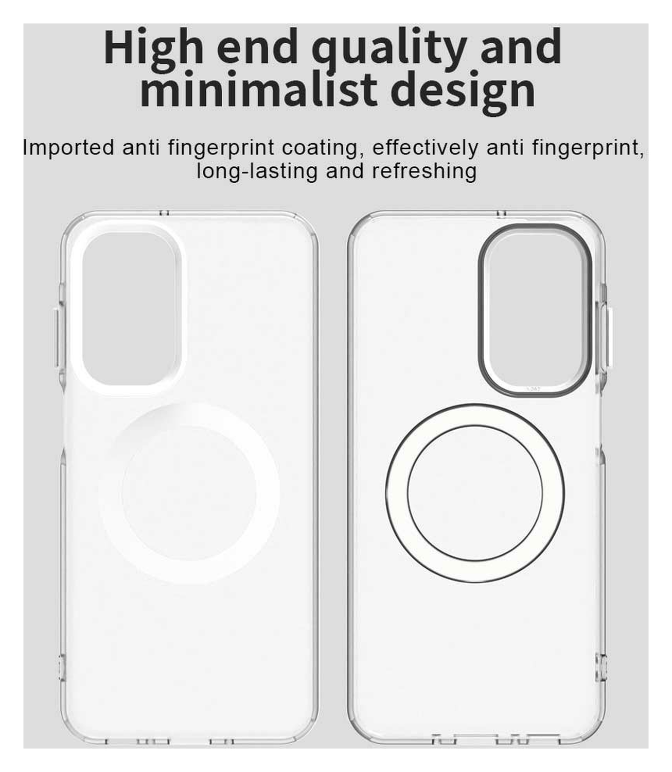 Samsung Galaxy A17 Hoesje Hard Back Cover met MagSafe Transparant afbeelding 6