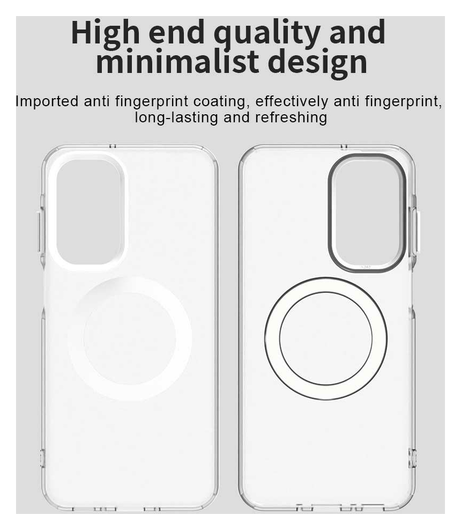 Samsung Galaxy A17 Hoesje Hard Back Cover met MagSafe Transparant afbeelding 6