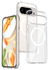 Google Pixel 10/10 Pro Hoesje MagSafe Hard Back Cover PixelSnap Transparant afbeelding 1