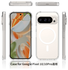 Google Pixel 10/10 Pro Hoesje MagSafe Hard Back Cover PixelSnap Transparant afbeelding 7