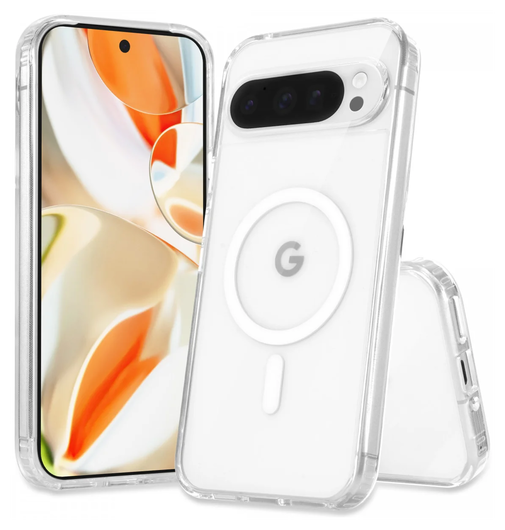 Google Pixel 10 Pro XL Hoesje MagSafe Hard Back Cover PixelSnap Transparant afbeelding 2