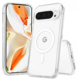 Google Pixel 10 Pro XL Hoesje Hard Back Cover met MagSafe Transparant afbeelding
