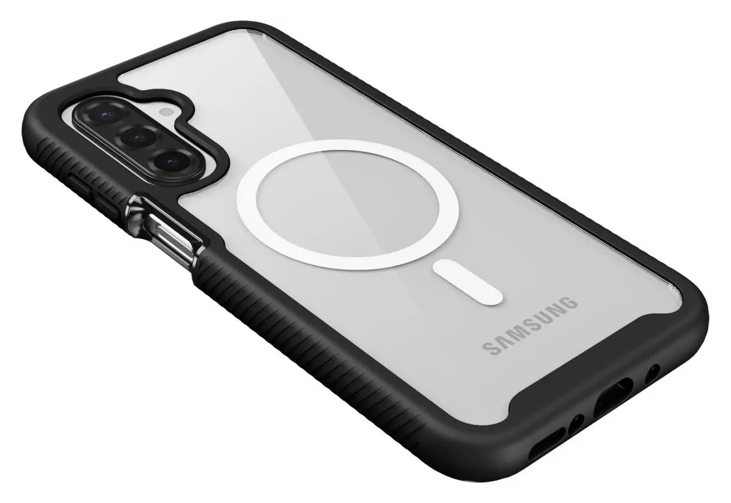 Samsung Galaxy A17 Hoesje Full Protect 360° Cover met MagSafe / Qi2 Zwart afbeelding 5