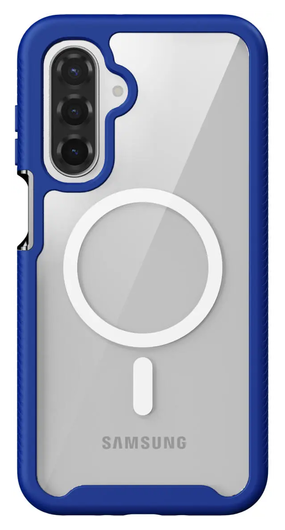 Samsung Galaxy A17 Hoesje Full Protect 360° Cover met MagSafe / Qi2 Blauw afbeelding 5