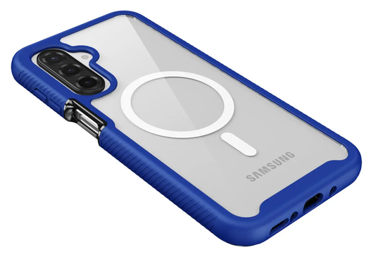 Samsung Galaxy A17 Hoesje Full Protect 360° Cover met MagSafe / Qi2 Blauw afbeelding 9